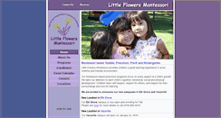 Desktop Screenshot of littleflowersmontessori.com